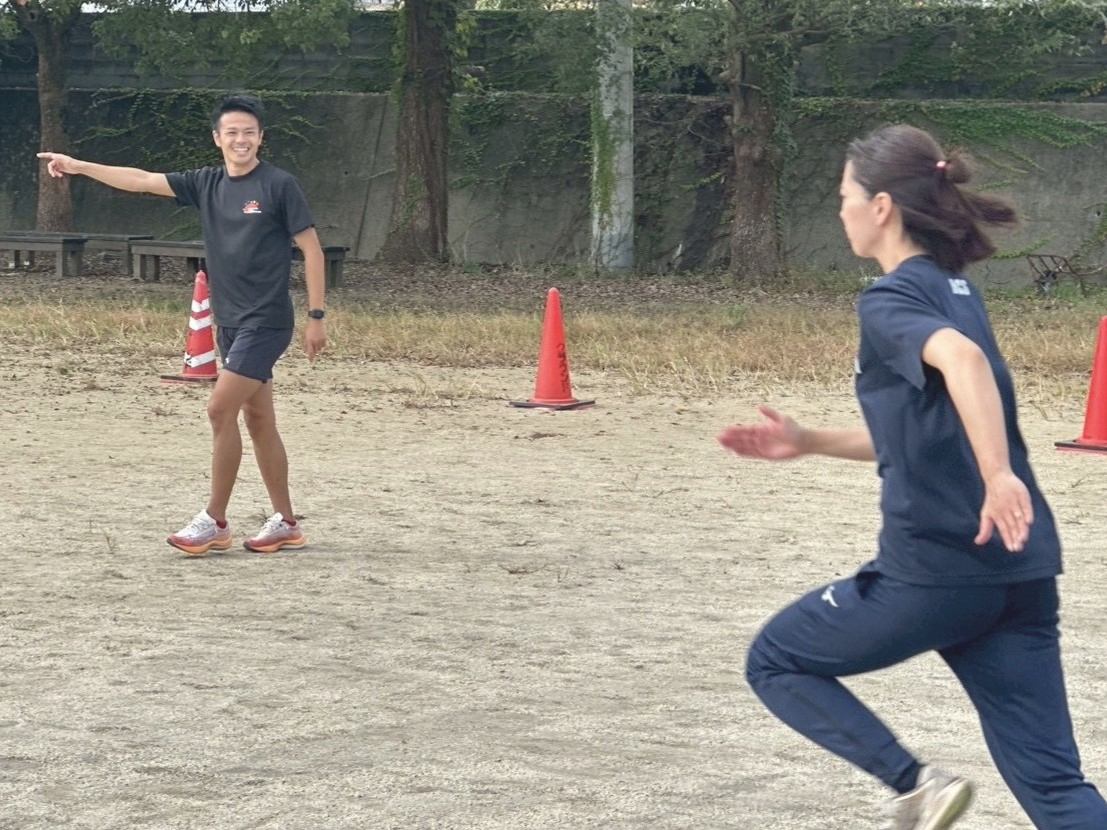 現役アスリートによる指導風景